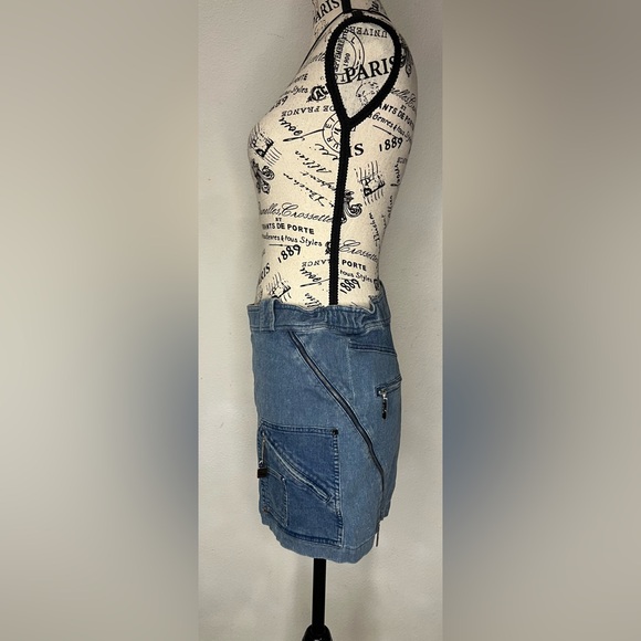 Vintage Dior mini skirt blue - Picture 4 of 7